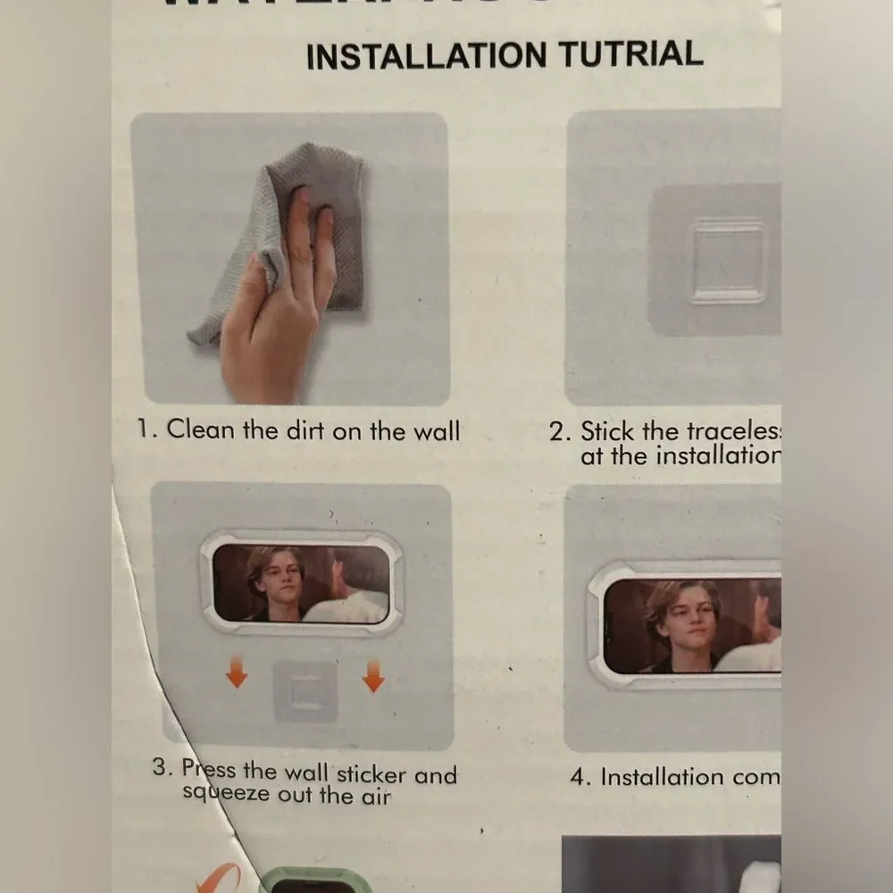 Brand New Green Waterproof Bathroom Phone Wall Mount Holder